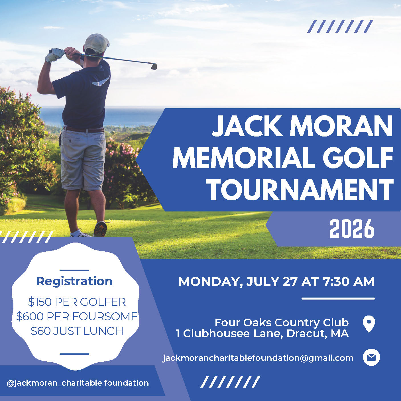 Jack Moran 6th Memorial Golf Tournament Graphic